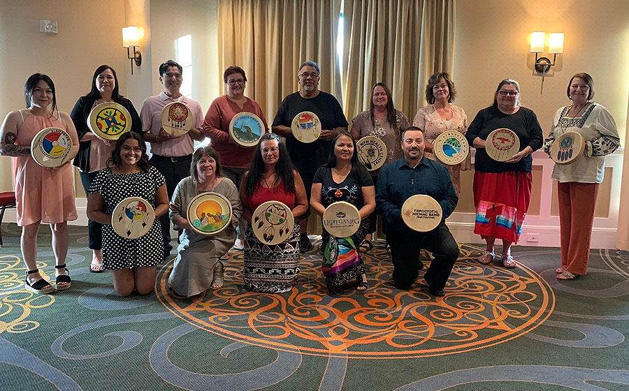 Group photo: New Brunswick First Nation Health Summit 2022